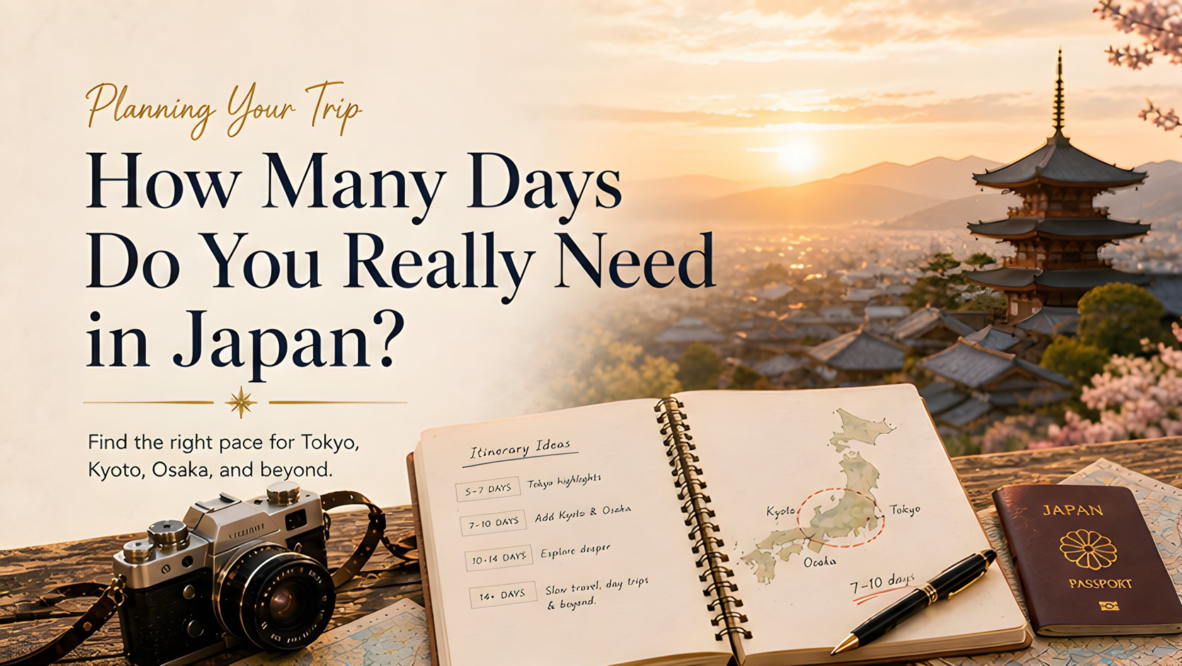 Japan travel itinerary